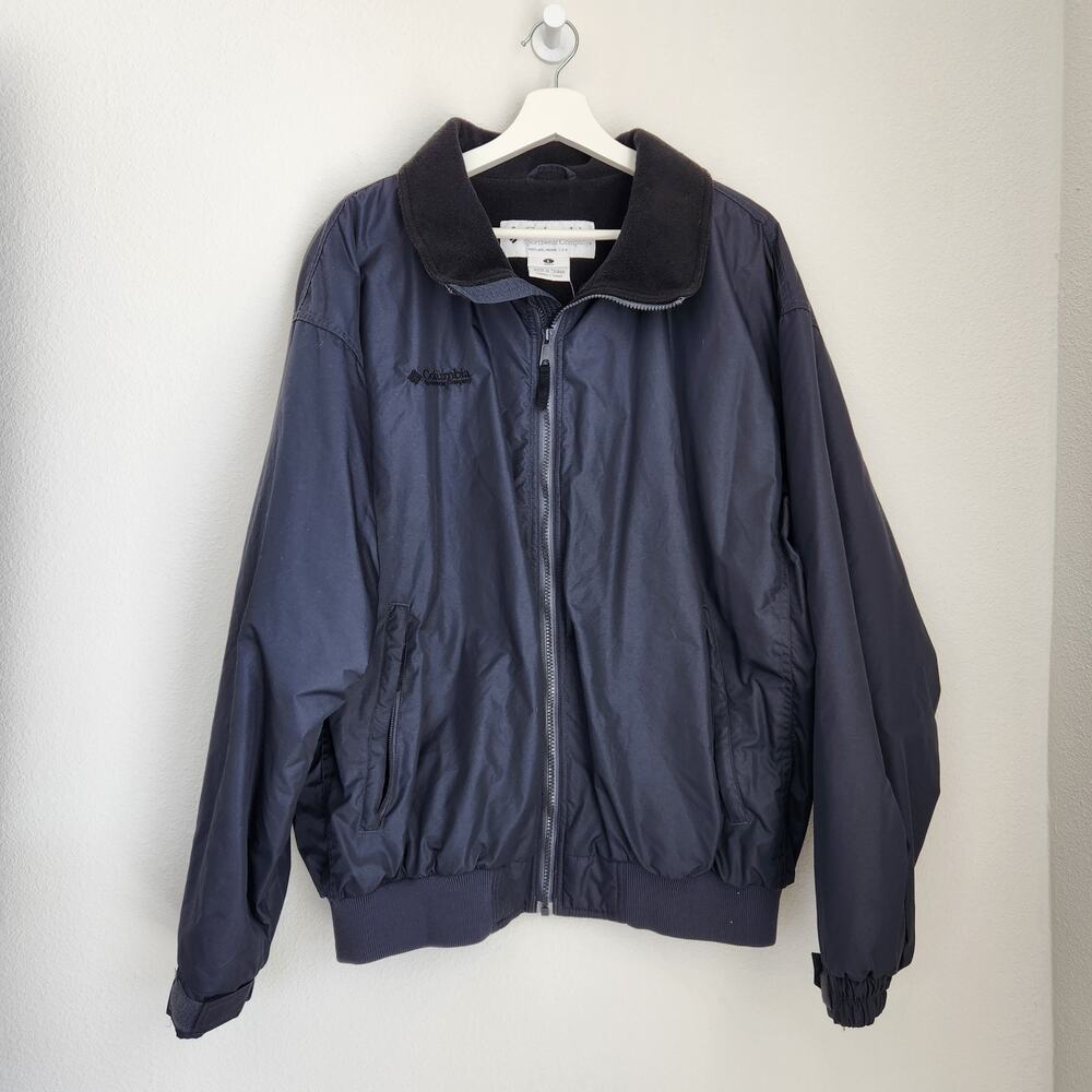Columbia Men's Navy Blue Windbreaker Jacket